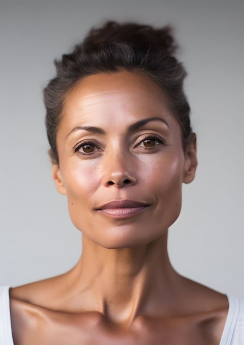 closeup portraits women with natural skin textures