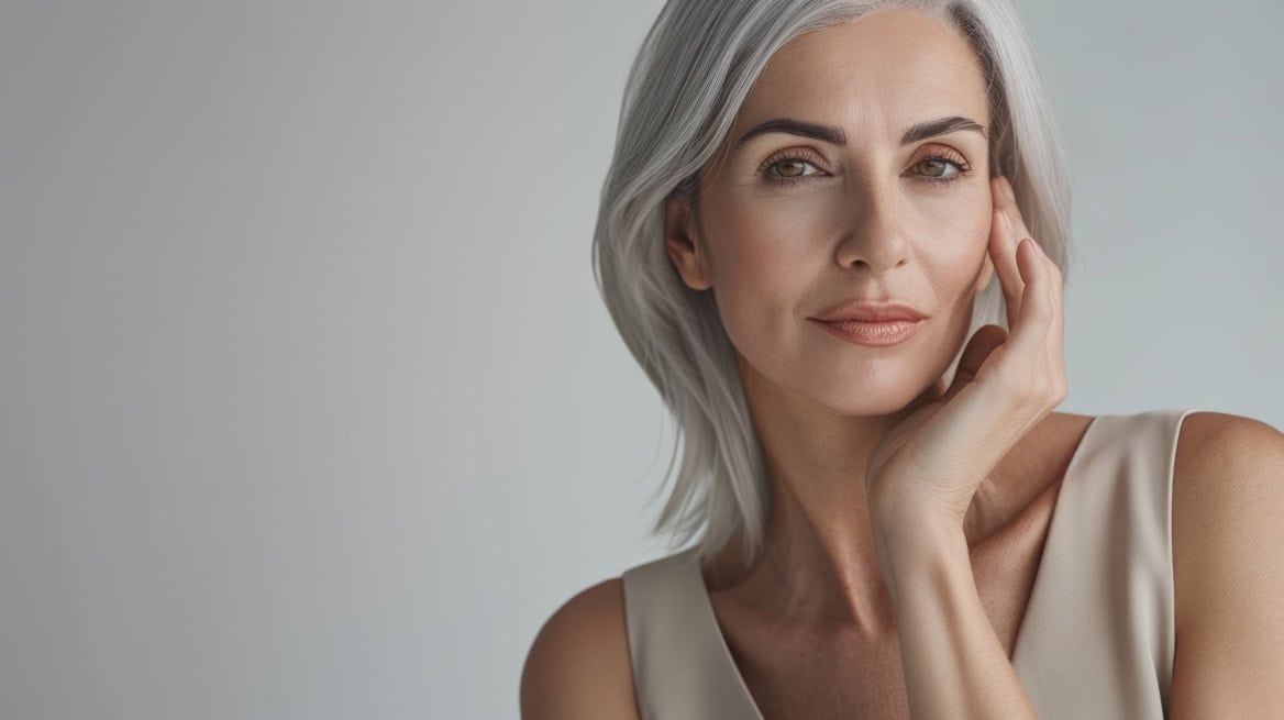 the elegant mature woman