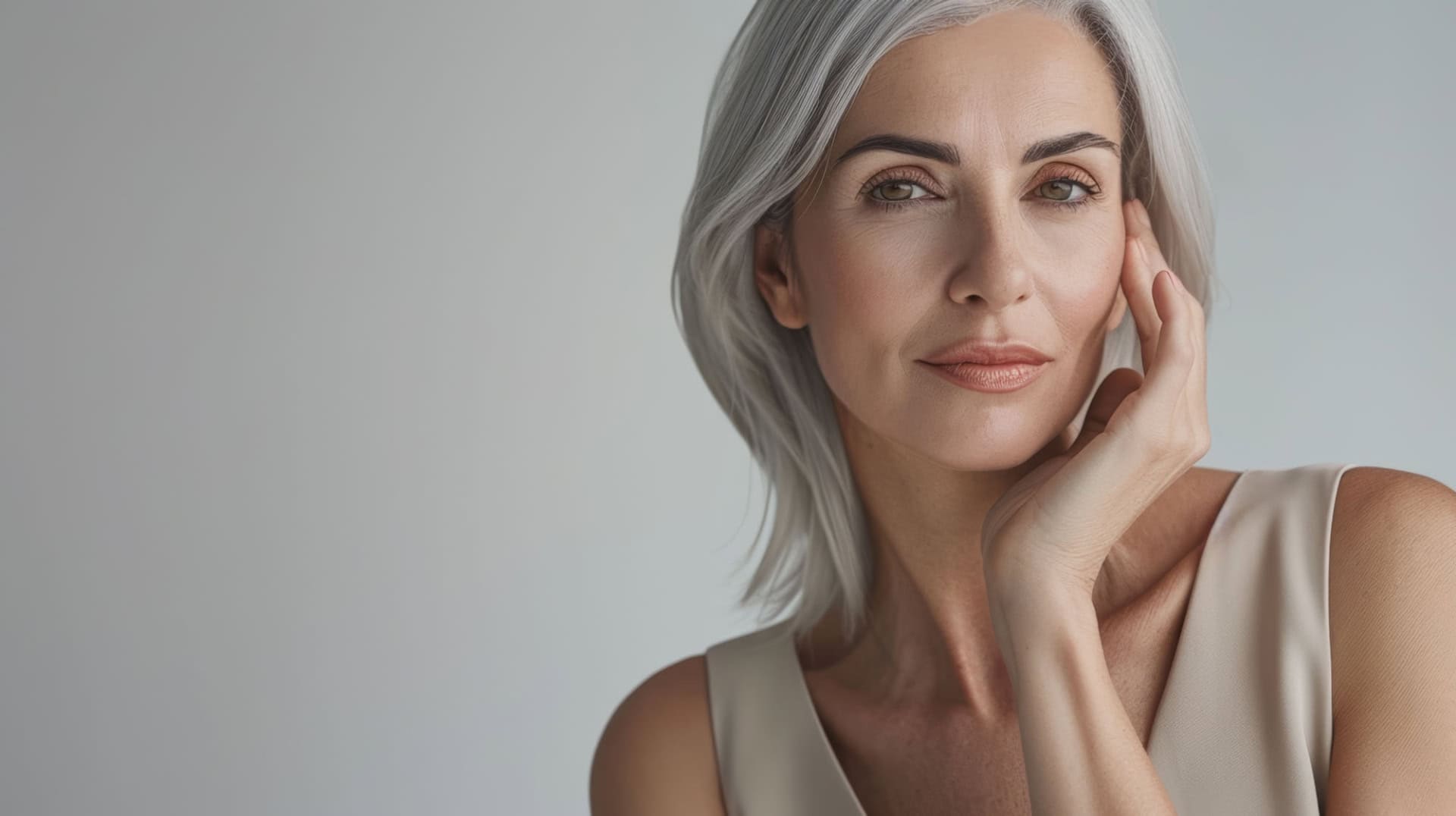 the elegant mature woman