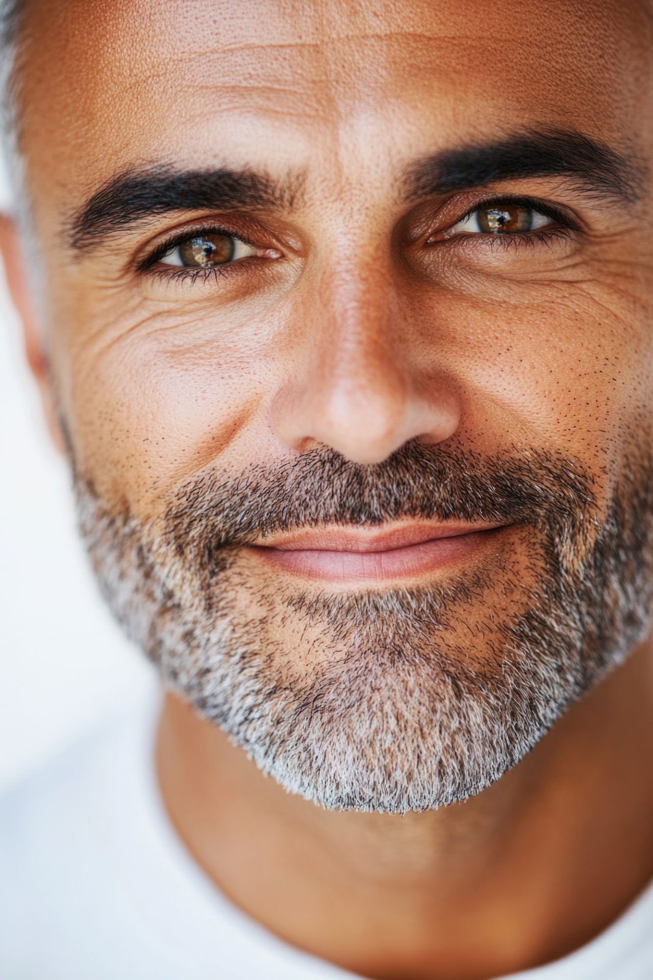 man with beard close up